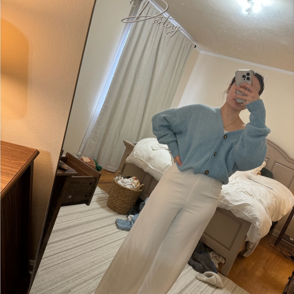 Urban Outfitters Blue Cardigan Oversized Knit